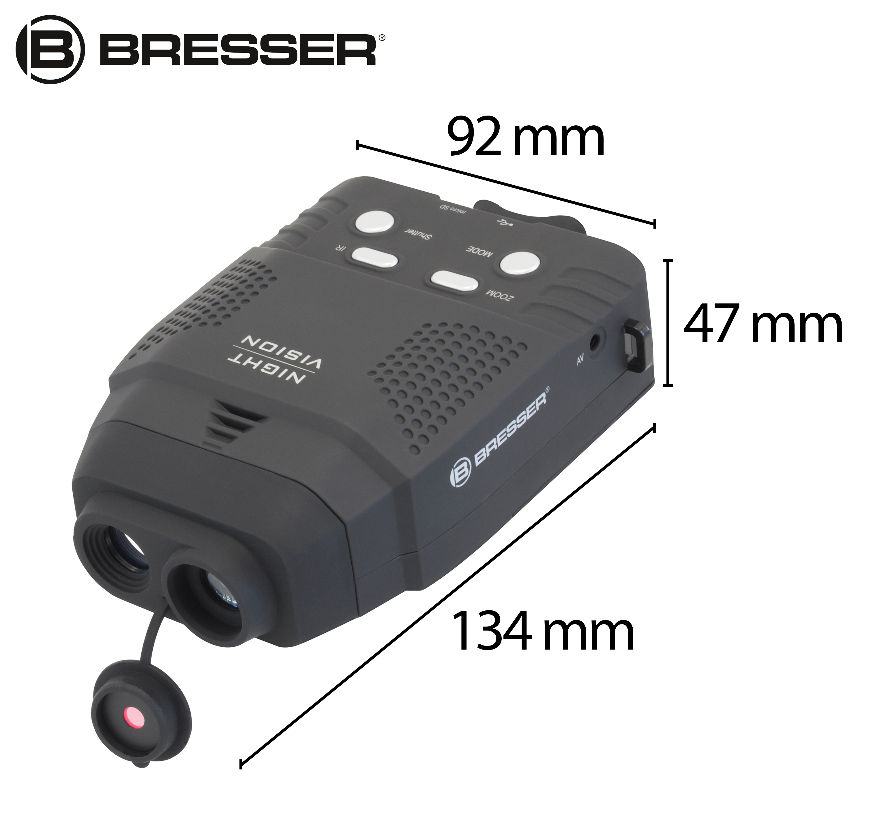 BRESSER 3x14 Digitales Nachtsichtgerät mit Aufnahmefunktion (Refurbished)