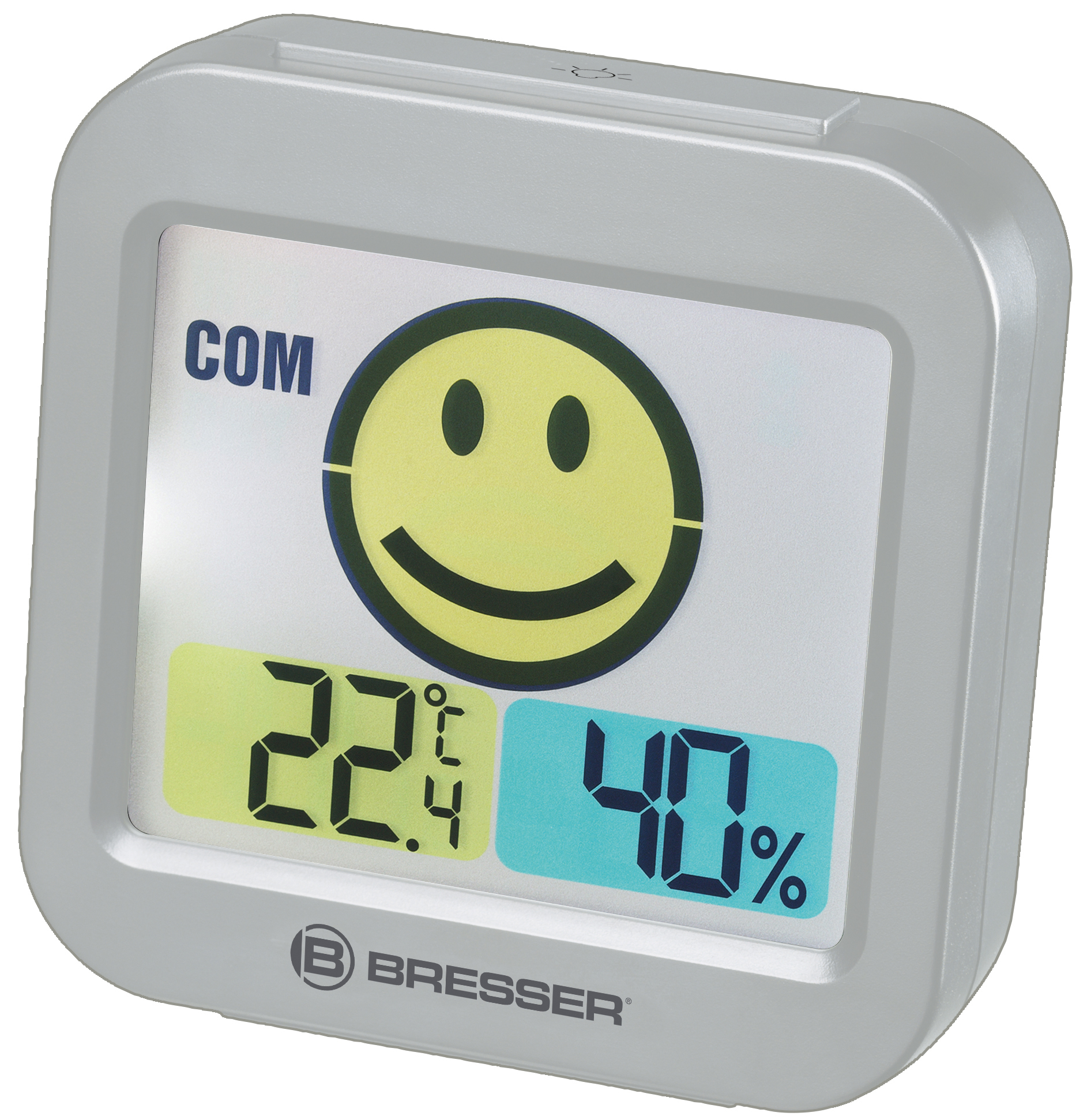 BRESSER ClimaTrend Smile Thermo- / Hygrometer mit Raumklimaindikator (Refurbished)